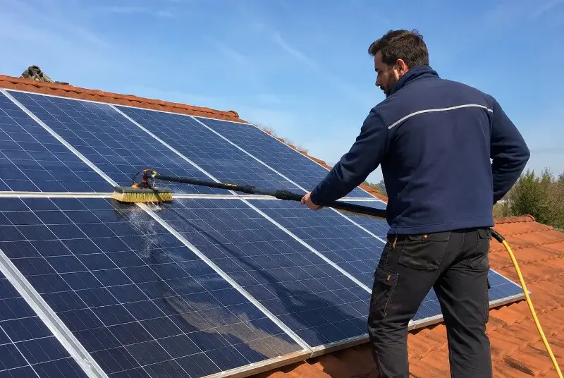 Nettoyage et entretien de panneaux solaires à Chermignac